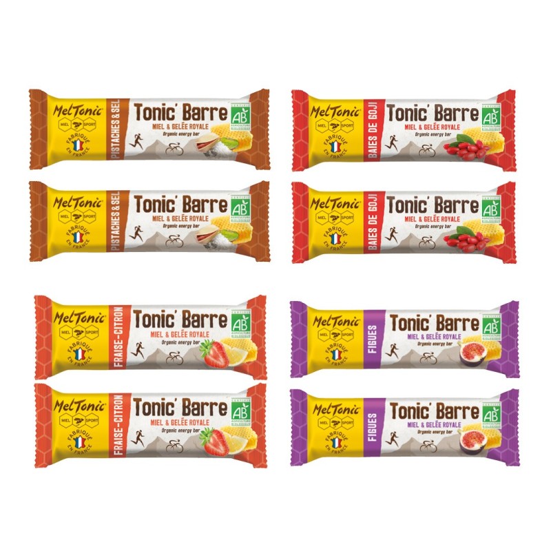 Lot 8 TONIC' Barres Bio assorties * | Meltonic